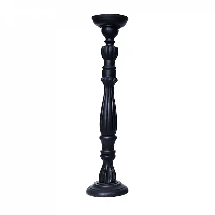 LIBERTA KENDAL ΚΗΡΟΠΗΓΙΟ 13x13x45cm ΞΥΛΟ MANGO ΜΑΥΡΟ