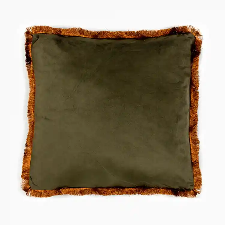 LIBERTA TERRICIO ΔΙΑΚΟΣΜΗΤΙΚΟ ΜΑΞΙΛΑΡΙ 45x45cm ΒΕΛΟΥΔΟ ΛΑΔΙ ΧΡΥΣΟ