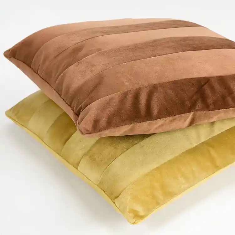 LIBERTA SERI ΔΙΑΚΟΣΜΗΤΙΚΟ ΜΑΞΙΛΑΡΙ 45x45cm ΒΕΛΟΥΔΟ ΚΑΦΕ