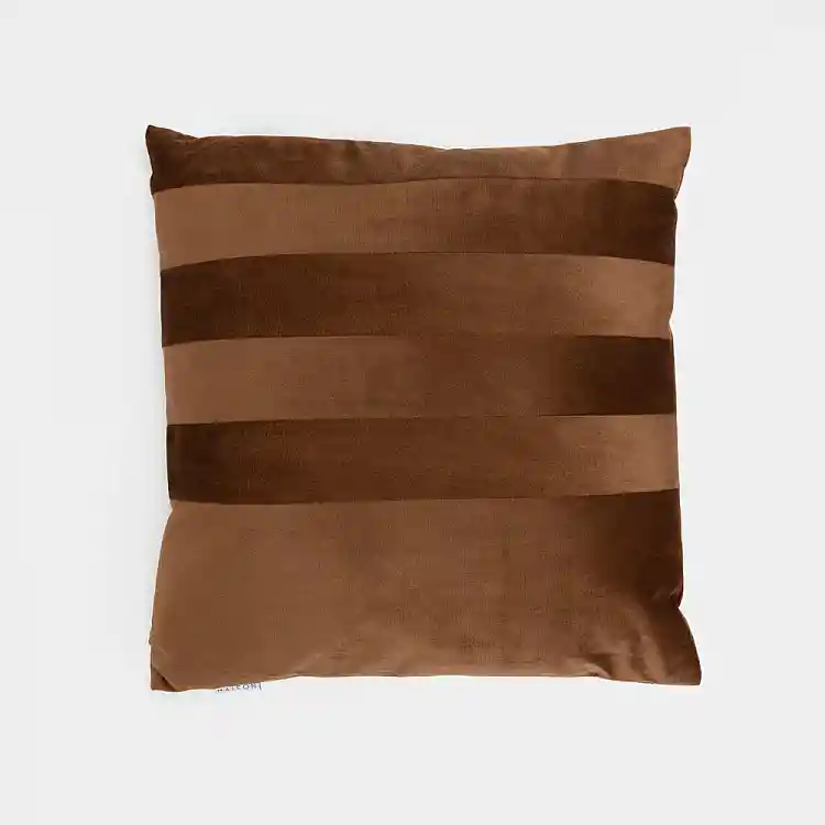 LIBERTA SERI ΔΙΑΚΟΣΜΗΤΙΚΟ ΜΑΞΙΛΑΡΙ 45x45cm ΒΕΛΟΥΔΟ ΚΑΦΕ