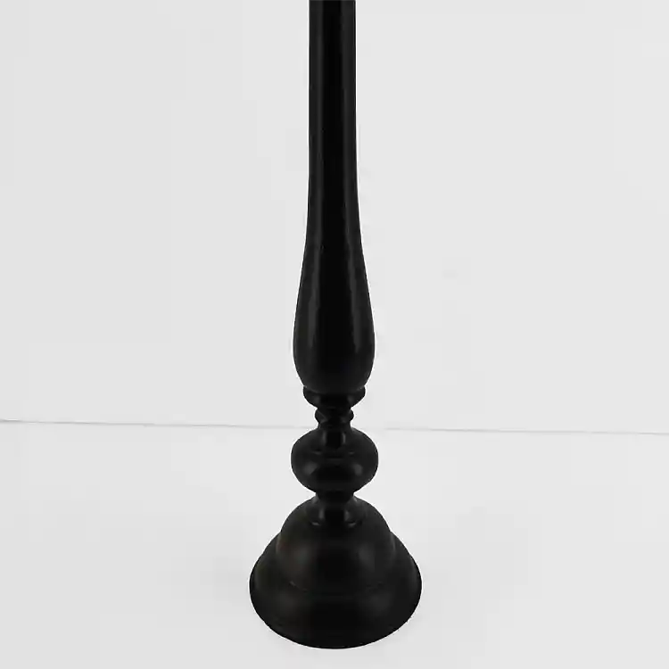 LIBERTA IONAS ΚΗΡΟΠΗΓΙΟ 18x18x74cm ΑΛΟΥΜΙΝΙΟ ΜΑΥΡΟ