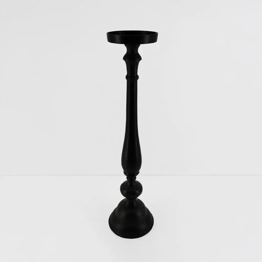 LIBERTA IONAS ΚΗΡΟΠΗΓΙΟ 18x18x74cm ΑΛΟΥΜΙΝΙΟ ΜΑΥΡΟ