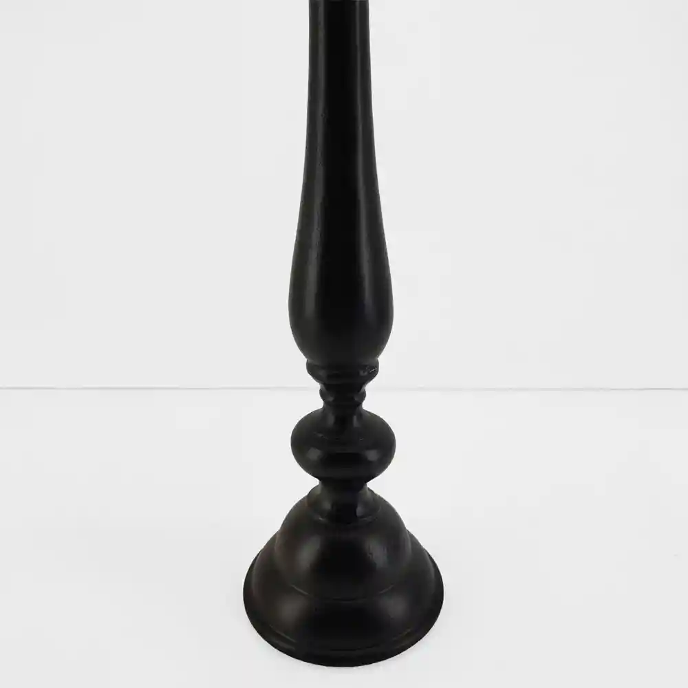 LIBERTA IONAS ΚΗΡΟΠΗΓΙΟ 15x15x55cm ΑΛΟΥΜΙΝΙΟ ΜΑΥΡΟ