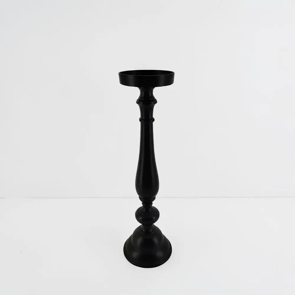 LIBERTA IONAS ΚΗΡΟΠΗΓΙΟ 15x15x55cm ΑΛΟΥΜΙΝΙΟ ΜΑΥΡΟ