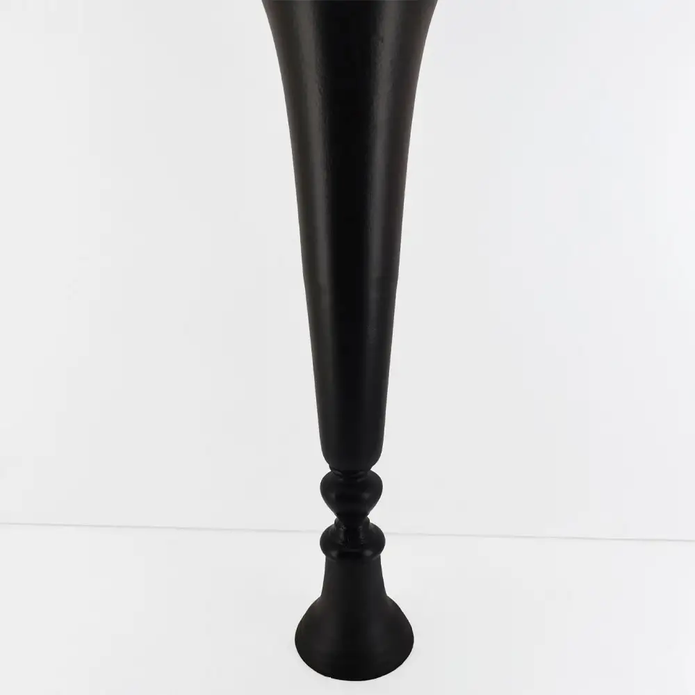 LIBERTA FLORES ΒΑΖΟ 20x20x71cm ΑΛΟΥΜΙΝΙΟ ΜΑΥΡΟ