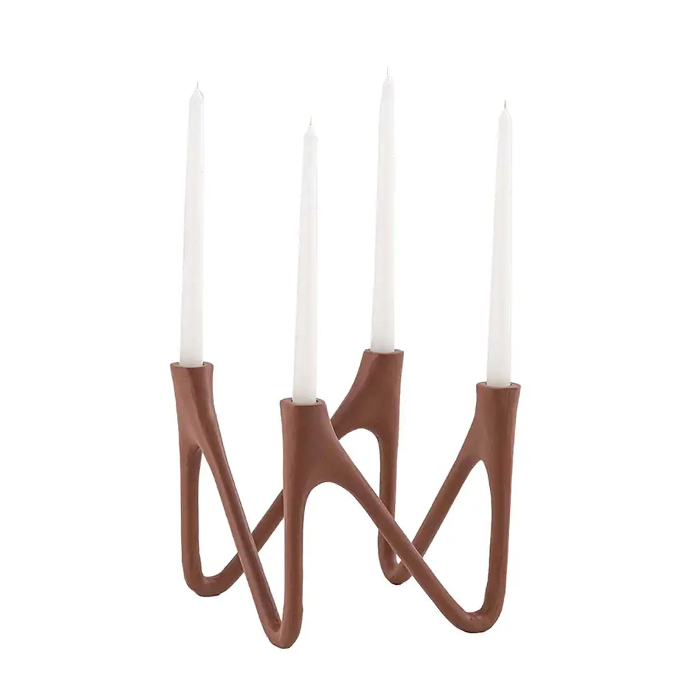 LIBERTA FORMAS ΚΗΡΟΠΗΓΙΟ 22x22x21cm ΑΛΟΥΜΙΝΙΟ TERRACOTTA ROUGH