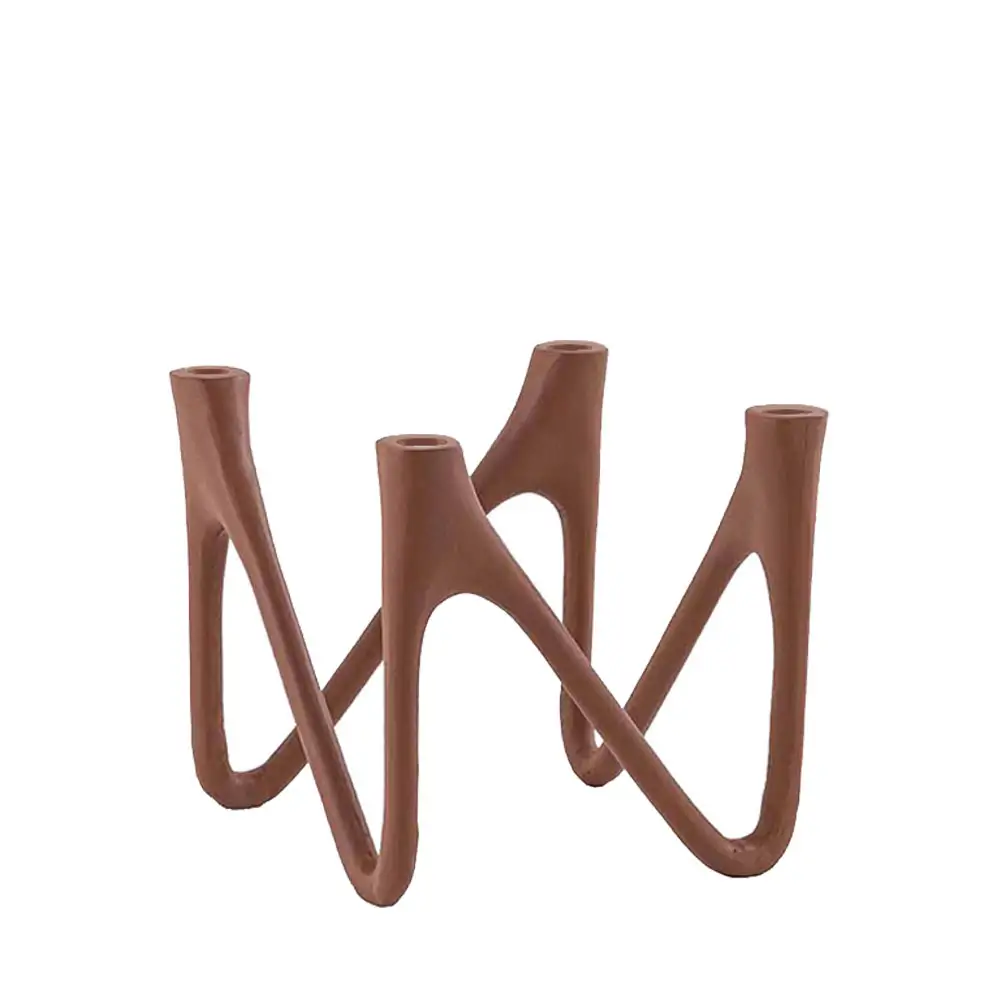 LIBERTA FORMAS ΚΗΡΟΠΗΓΙΟ 22x22x21cm ΑΛΟΥΜΙΝΙΟ TERRACOTTA ROUGH