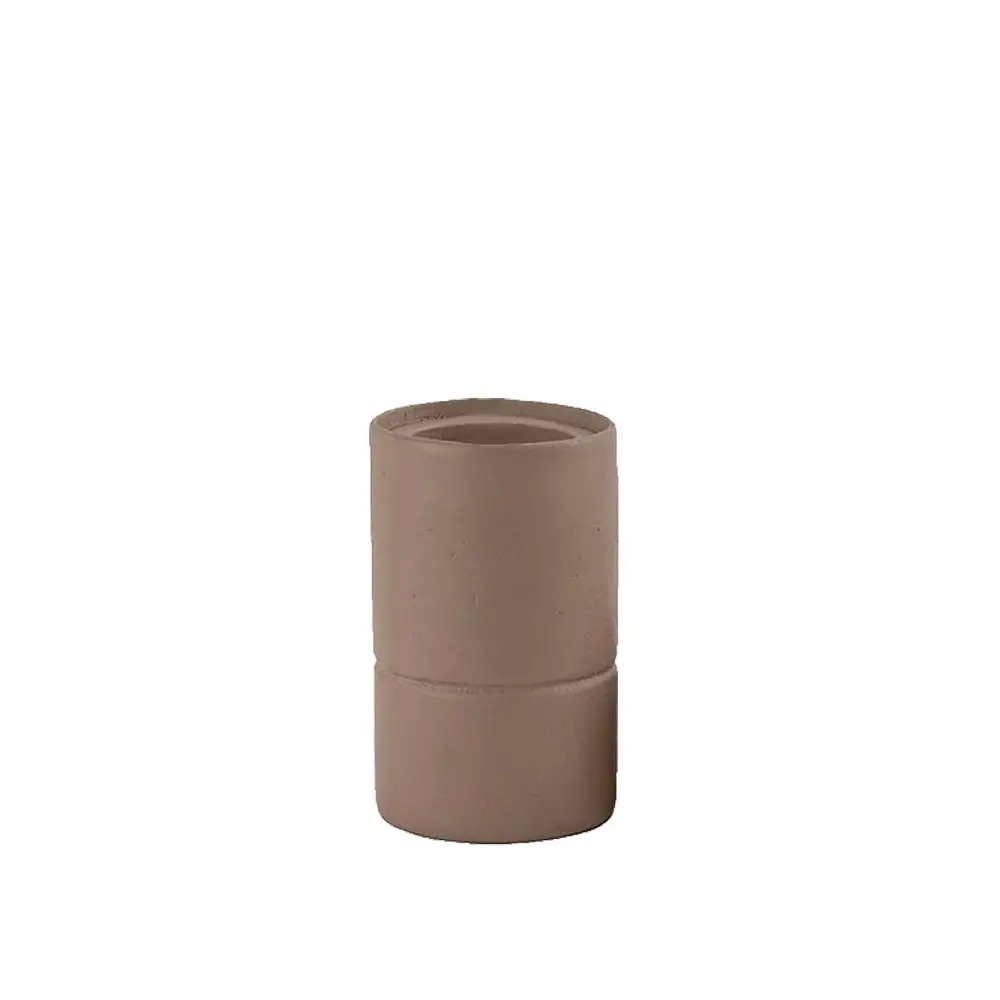 LIBERTA FORMAS ΚΗΡΟΠΗΓΙΟ 9x9x14cm ΑΛΟΥΜΙΝΙΟ BEIGE ROUGH