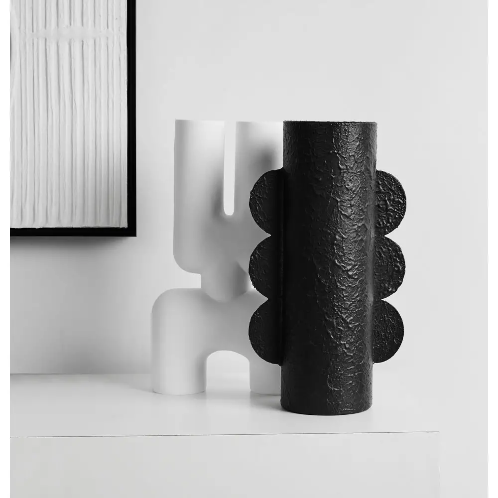 LIBERTA OREJA ΒΑΖΟ 17x10x31cm ΜΕΤΑΛΛΟ ΜΑΥΡΟ