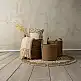 LIBERTA DEL MAR ΚΑΛΑΘΙ ΧΕΡΟΥΛΙ SET 3ΤΜΧ 35x35x35cm SEAGRASS ΦΥΣΙΚΟ