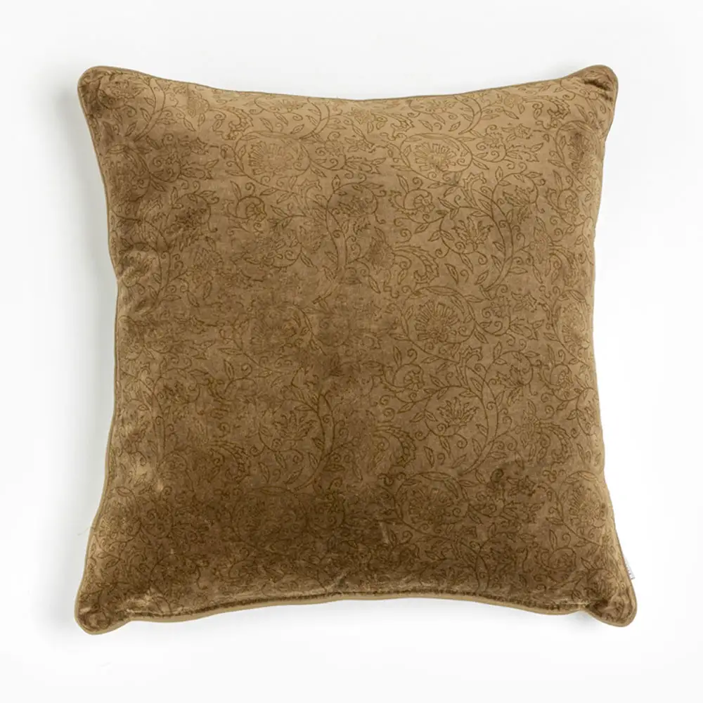 LIBERTA HOMBURG B ΔΙΑΚΟΣΜΗΤΙΚΟ ΜΑΞΙΛΑΡΙ 50x50cm ΒΑΜΒΑΚΙ ΧΡΥΣΟ ΒΕΛΟΥΔΟ