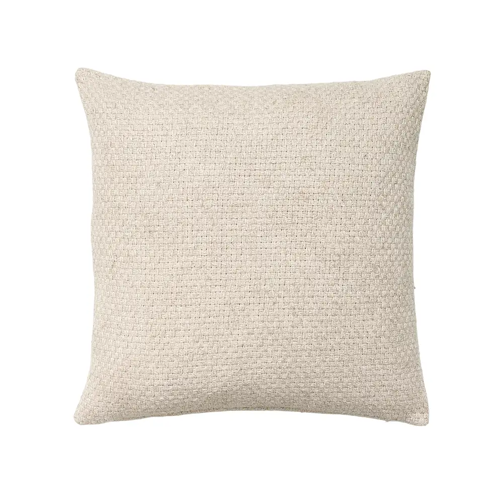 LIBERTA MORNINGTON C ΔΙΑΚΟΣΜΗΤΙΚΟ ΜΑΞΙΛΑΡΙ 50x50cm ΒΑΜΒΑΚΙ ΑΣΠΡΟ ΒΙΣΚΟΖΗ