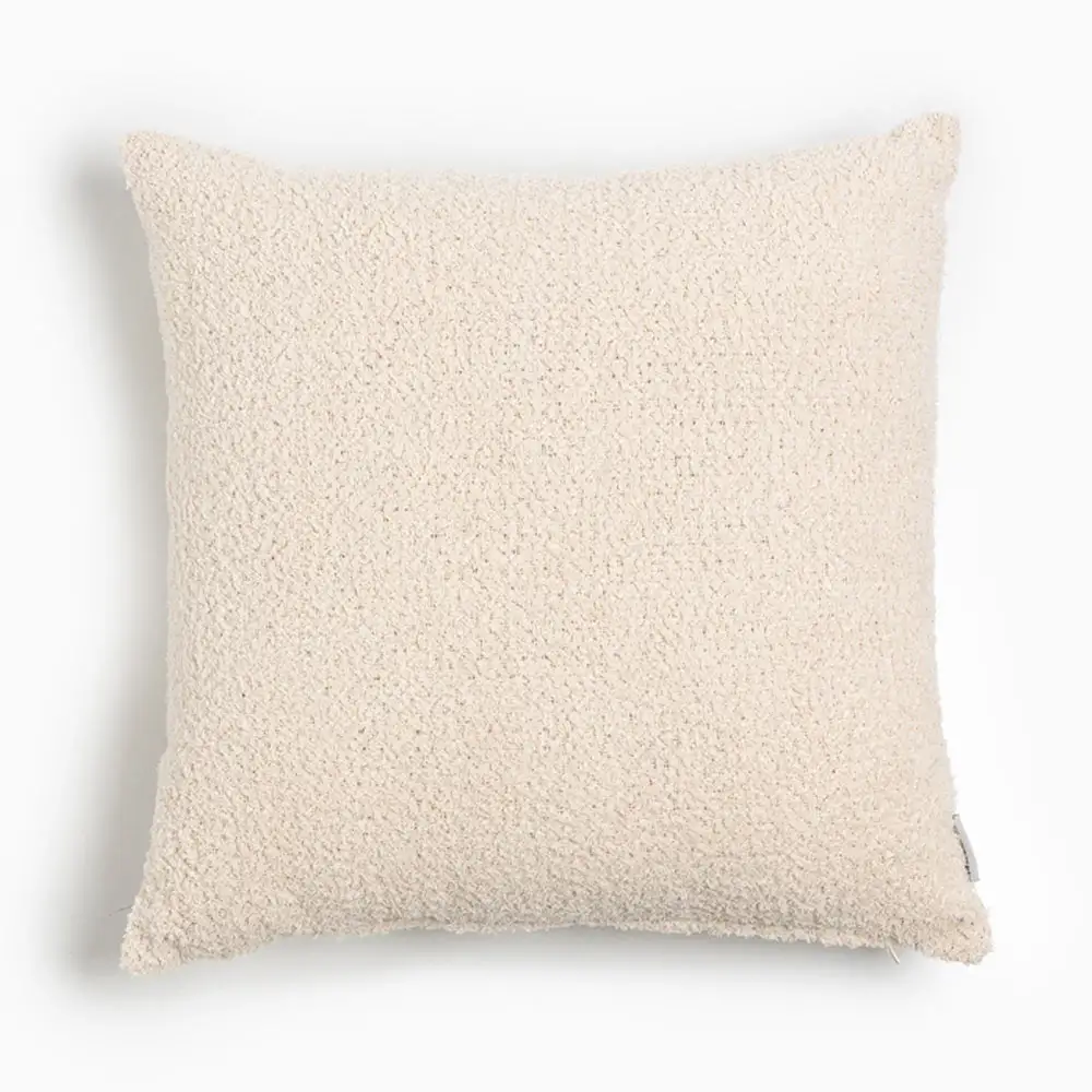 LIBERTA MORNINGTON ΔΙΑΚΟΣΜΗΤΙΚΟ ΜΑΞΙΛΑΡΙ 50x50cm ΒΑΜΒΑΚΙ ΑΣΠΡΟ ΒΙΣΚΟΖΗ