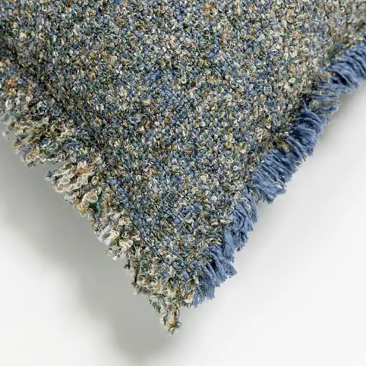 LIBERTA BLUING C ΔΙΑΚΟΣΜΗΤΙΚΟ ΜΑΞΙΛΑΡΙ 50x50cm ΒΑΜΒΑΚΙ ΜΠΛΕ ΒΙΣΚΟΖΗ