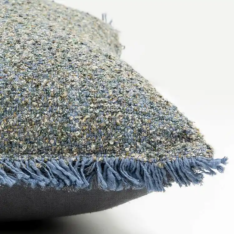 LIBERTA BLUING C ΔΙΑΚΟΣΜΗΤΙΚΟ ΜΑΞΙΛΑΡΙ 50x50cm ΒΑΜΒΑΚΙ ΜΠΛΕ ΒΙΣΚΟΖΗ
