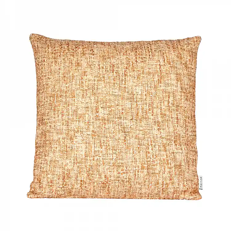 LIBERTA TIMBER TAN B ΔΙΑΚΟΣΜΗΤΙΚΟ ΜΑΞΙΛΑΡΙ 50x50cm ΒΑΜΒΑΚΙ TERRACOTTA ΜΠΕΖ ΒΙΣΚΟΖΗ
