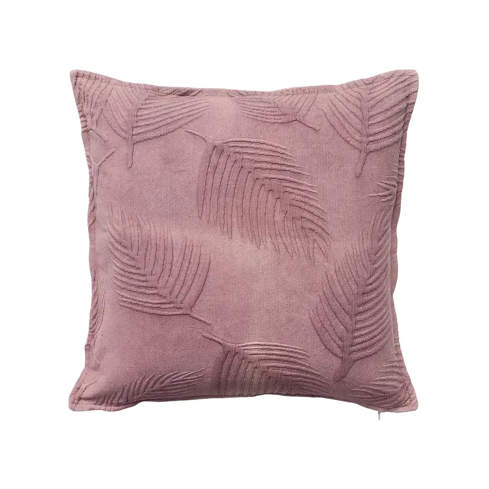 LIBERTA AMETHYST A ΔΙΑΚΟΣΜΗΤΙΚΟ ΜΑΞΙΛΑΡΙ 50x50cm ΒΑΜΒΑΚΙ DUSTY PINK ΒΕΛΟΥΔΟ