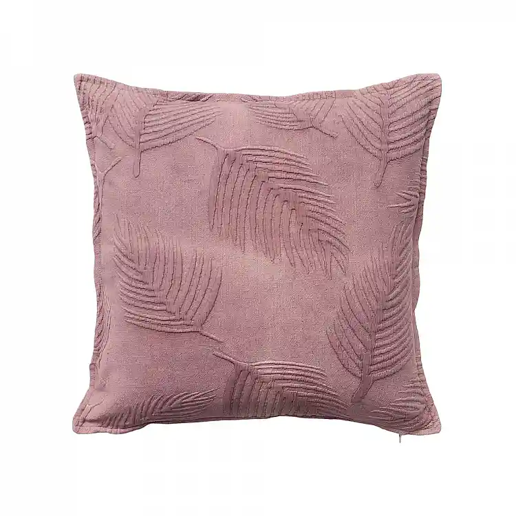 LIBERTA AMETHYST A ΔΙΑΚΟΣΜΗΤΙΚΟ ΜΑΞΙΛΑΡΙ 50x50cm ΒΑΜΒΑΚΙ DUSTY PINK ΒΕΛΟΥΔΟ