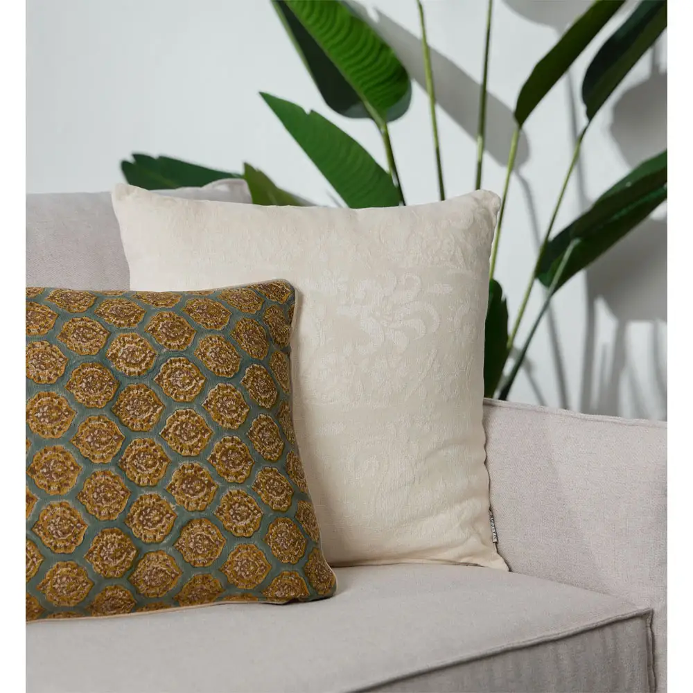 LIBERTA ARTIC ΔΙΑΚΟΣΜΗΤΙΚΟ ΜΑΞΙΛΑΡΙ 50x50cm ΒΑΜΒΑΚΙ ΜΠΕΖ ΒΙΣΚΟΖΗ