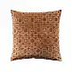 LIBERTA RUSSET B ΔΙΑΚΟΣΜΗΤΙΚΟ ΜΑΞΙΛΑΡΙ 50x50cm ΒΑΜΒΑΚΙ CARAMEL ΜΠΕΖ ΒΙΣΚΟΖΗ