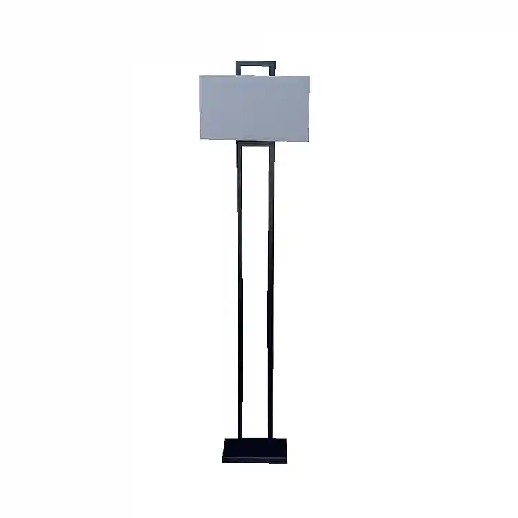 LIBERTA MORGAN ΦΩΤΙΣΤΙΚΟ ΕΠΙΔΑΠΕΔΙΟ 25x40x150cm ΜΕΤΑΛΛΟ ΜΑΥΡΟ ΥΦΑΣΜΑ ΓΚΡΙ