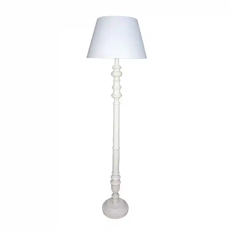 LIBERTA VICTORIEN ΦΩΤΙΣΤΙΚΟ ΕΠΙΔΑΠΕΔΙΟ 28x45x163cm ΞΥΛΟ ΛΕΥΚΟ ΥΦΑΣΜΑ ΛΕΥΚΟ