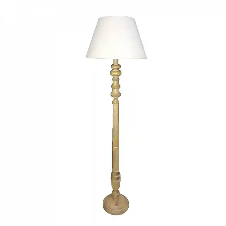 LIBERTA VICTORIEN ΦΩΤΙΣΤΙΚΟ ΕΠΙΔΑΠΕΔΙΟ 28x45x163cm ΞΥΛΟ ΦΥΣΙΚΟ ΥΦΑΣΜΑ ΜΠΕΖ