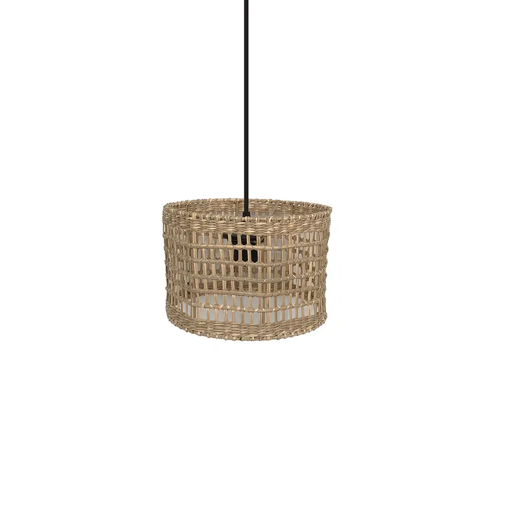 LIBERTA PAROS ΦΩΤΙΣΤΙΚΟ ΟΡΟΦΗΣ 25x25x17cm SEAGRASS ΦΥΣΙΚΟ