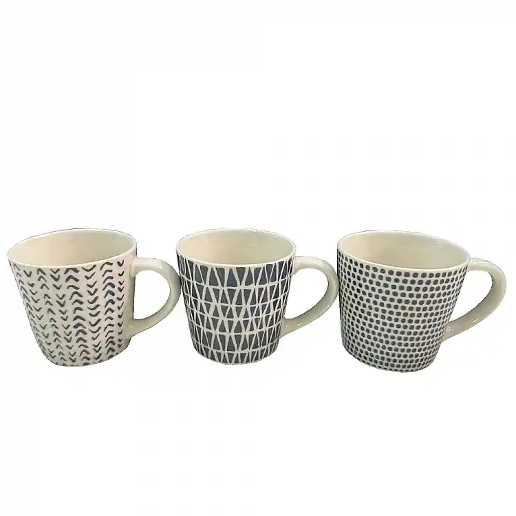 LIBERTA BLOMUS ΚΟΥΠΑ ESPRESSO SET 6ΤΜΧ 9.5x6.5x5cm NEW BONE CHINA ΛΕΥΚΟ ΜΠΛΕ