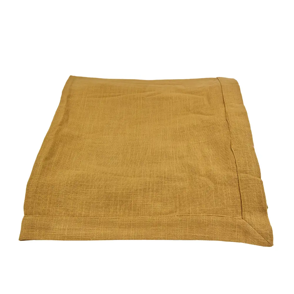 LIBERTA MANTEL MUSTARD A ΤΡΑΠΕΖΟΜΑΝΤΗΛΟ 220x140cm ΒΑΜΒΑΚΙ ΜΟΥΣΤΑΡΔΙ