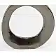 LIBERTA ABSTRACT CIRCLE ΒΑΖΟ 26x4x31cm ΑΛΟΥΜΙΝΙΟ SILVER NICKEL