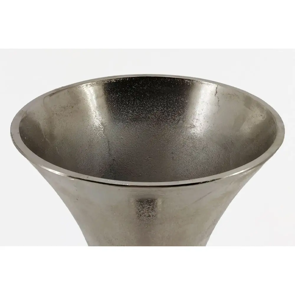 LIBERTA LUXOR ΒΑΖΟ 23x23x50cm ΑΛΟΥΜΙΝΙΟ SILVER NICKEL