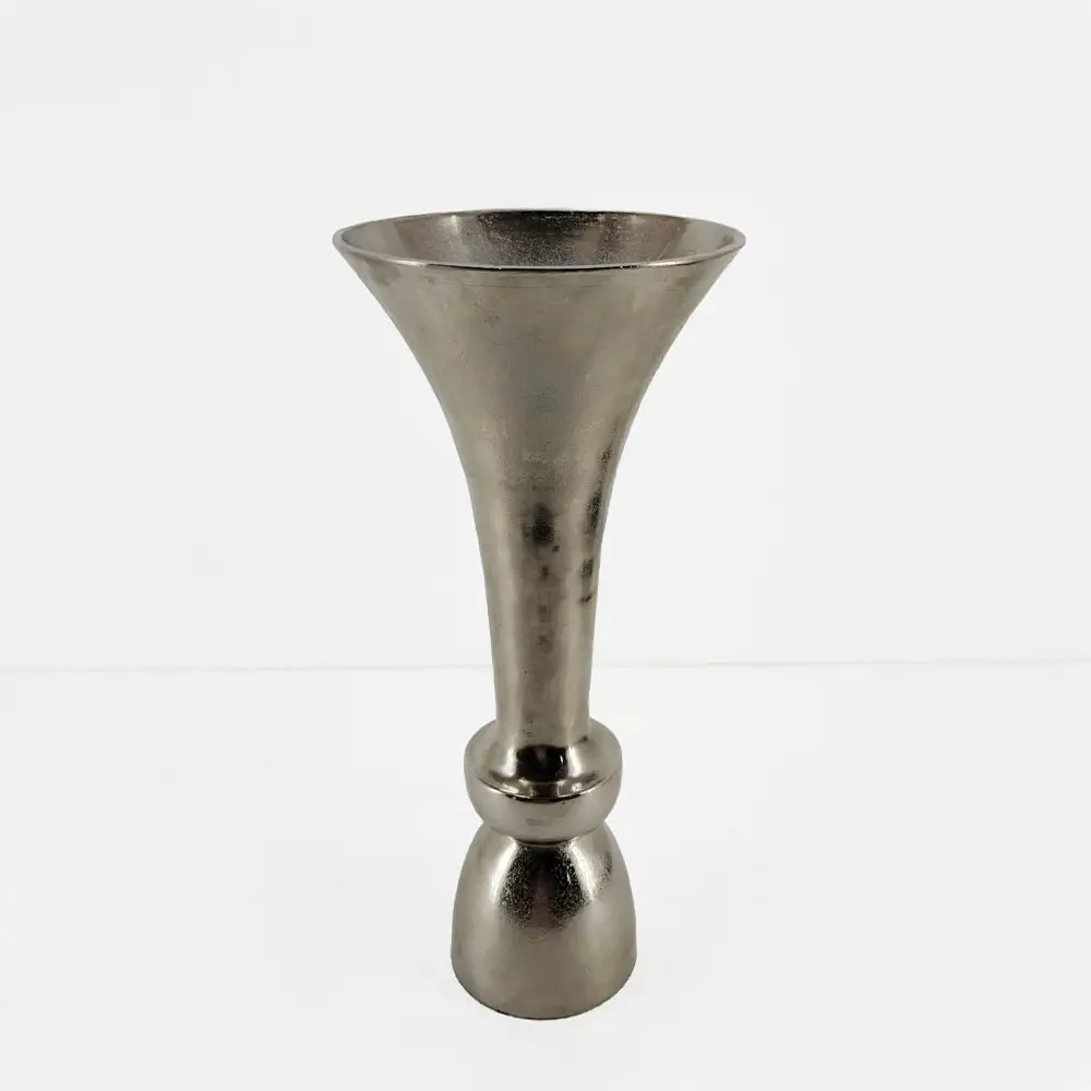 LIBERTA LUXOR ΒΑΖΟ 23x23x50cm ΑΛΟΥΜΙΝΙΟ SILVER NICKEL