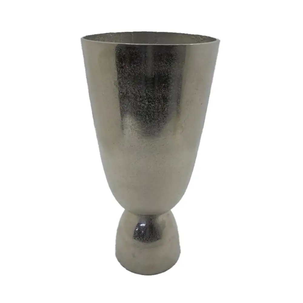 LIBERTA LUXOR ΒΑΖΟ 19x19x40cm ΑΛΟΥΜΙΝΙΟ SILVER NICKEL