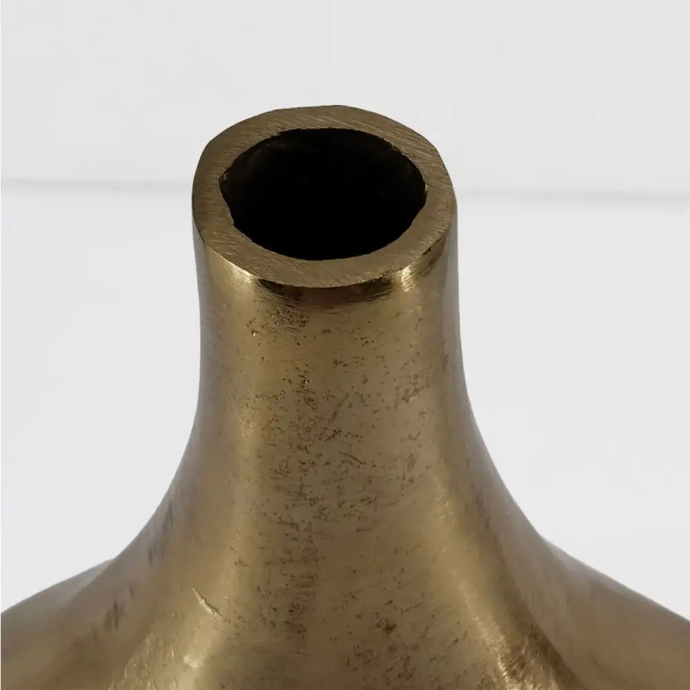 LIBERTA ADEL OVAL ΒΑΖΟ 22x5x28cm ΑΛΟΥΜΙΝΙΟ ΧΡΥΣΟ