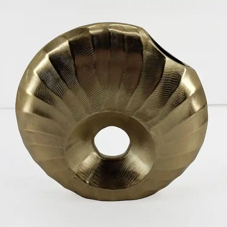 LIBERTA DIONE ΒΑΖΟ 26x8x26cm ΑΛΟΥΜΙΝΙΟ ΧΡΥΣΟ