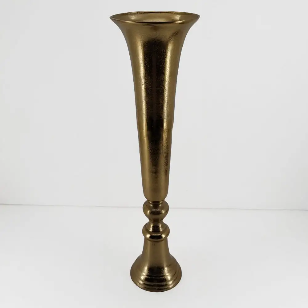 LIBERTA FLORES ΒΑΖΟ 20x20x71cm ΑΛΟΥΜΙΝΙΟ ΧΡΥΣΟ