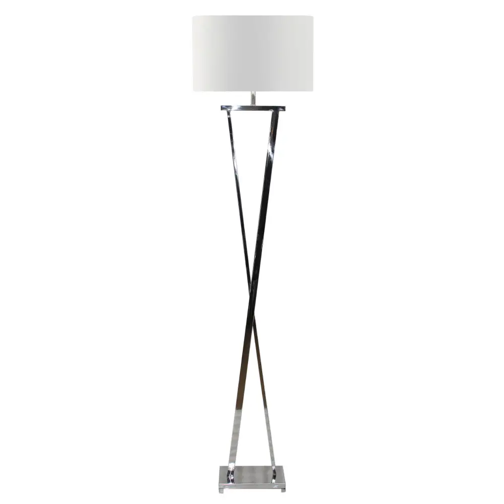 LIBERTA KELSIE ΦΩΤΙΣΤΙΚΟ ΕΠΙΔΑΠΕΔΙΟ 41x25x170cm ΑΤΣΑΛΙ ΑΣΗΜΙ ΛΕΥΚΟ