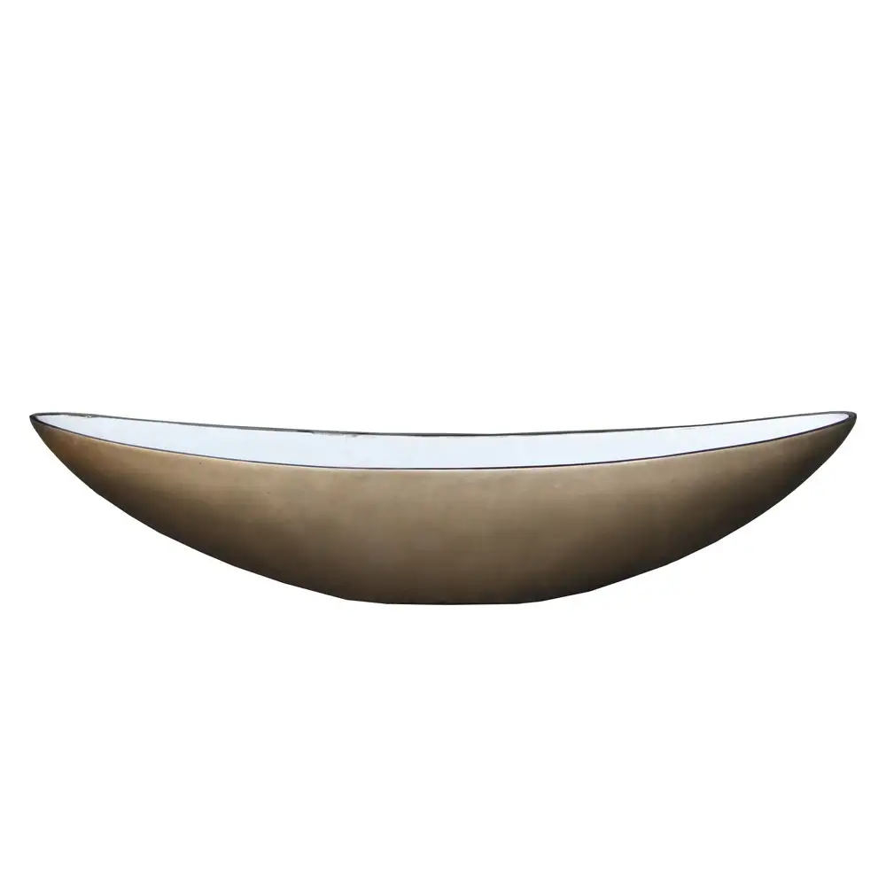 LIBERTA AMBROSIA ΜΠΩΛ ΔΙΑΚΟΣΜΗΣΗΣ 90x18x20cm ΤΕΧΝΗΤΗ ΠΕΤΡΑ BRASS ANTIKE