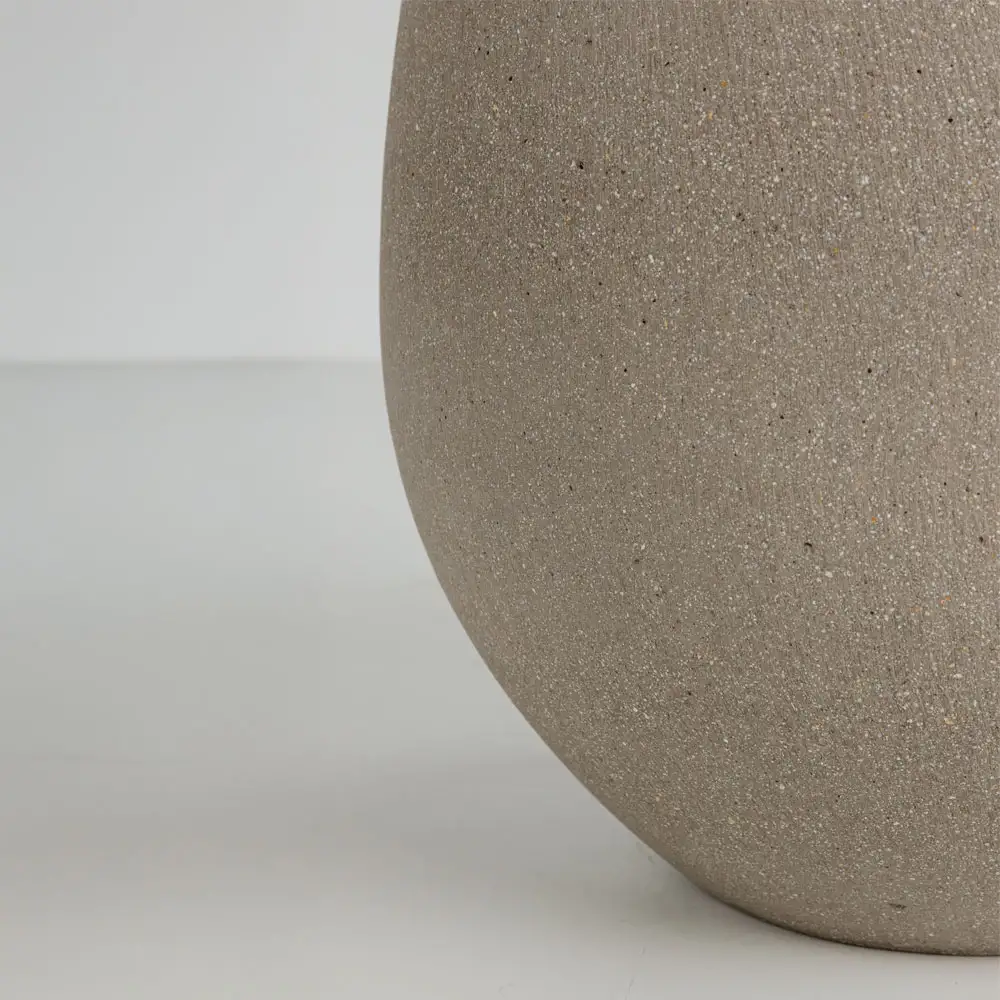 LIBERTA SCILLA ΓΛΑΣΤΡΑ SET 2ΤΜΧ 40x40x34cm ΤΣΙΜΕΝΤΟ ΚΑΦΕ ΑΝΟΙΧΤΟ