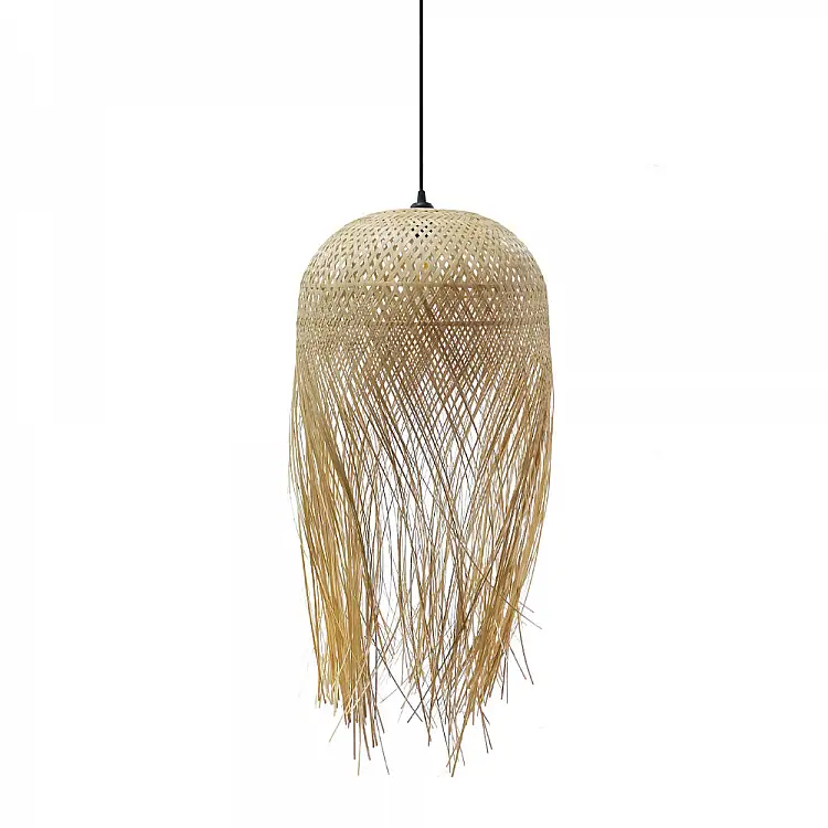 LIBERTA MANILA ΦΩΤΙΣΤΙΚΟ ΟΡΟΦΗΣ 40x40x70cm RATTAN ΦΥΣΙΚΟ