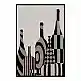 LIBERTA ART BOTTLES ΠΙΝΑΚΑΣ ΔΙΑΚΟΣΜΗΣΗΣ 83x123x4cm ΚΑΜΒΑΣ ΠΟΛΥΧΡΩΜΟ ΞΥΛΟ ΜΑΥΡΟ