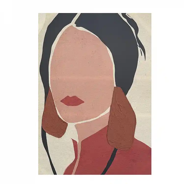 LIBERTA BELEZA SAGRADA ΠΙΝΑΚΑΣ ΔΙΑΚΟΣΜΗΣΗΣ ΜΕ ΚΟΡΝΙΖΑ 80x120x4cm ΚΑΜΒΑΣ ΠΟΛΥΧΡΩΜΟ ΞΥΛΟ ΦΥΣΙΚΟ