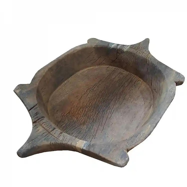 LIBERTA TURTLE ΔΙΣΚΟΣ ΔΙΑΚΟΣΜΗΣΗΣ 38x23x13cm ΞΥΛΟ ΚΑΦΕ
