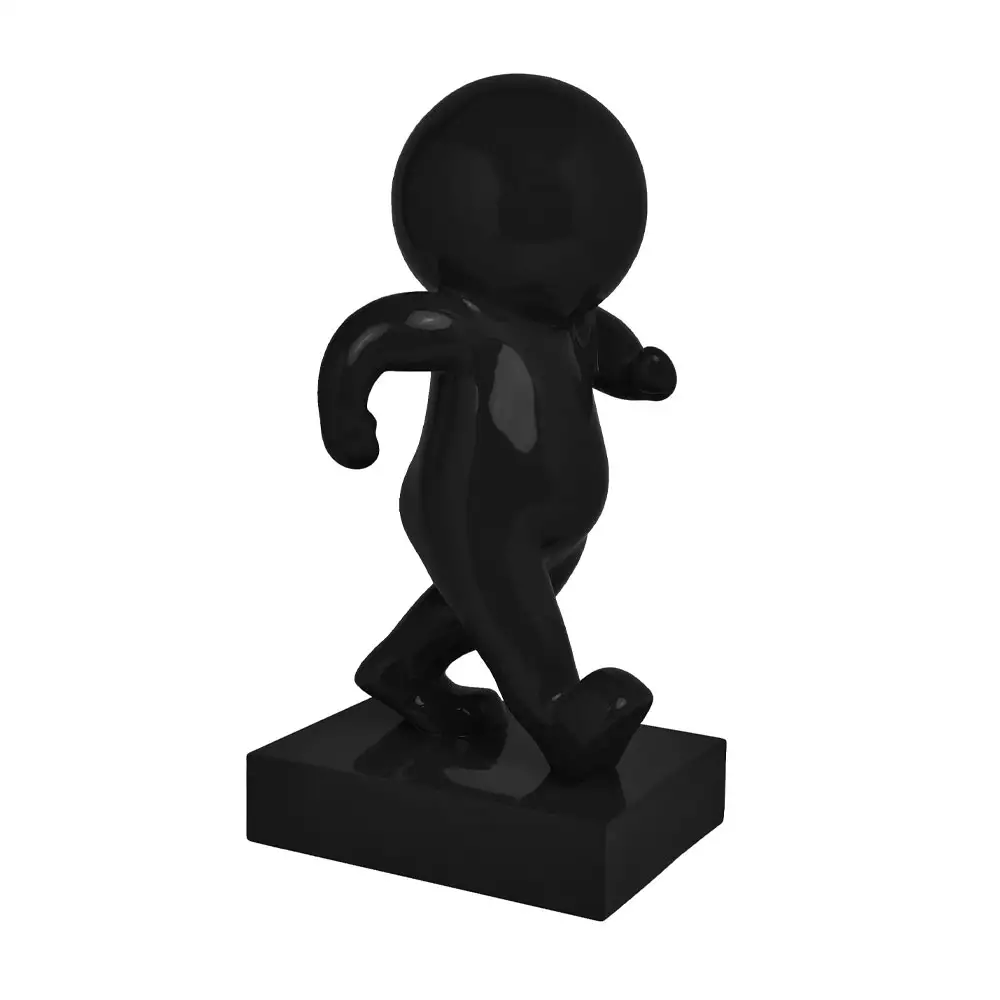 LIBERTA ENZO ΔΙΑΚΟΣΜΗΤΙΚΗ ΦΙΓΟΥΡΑ 24x23x46cm POLYRESIN ΜΑΥΡΟ