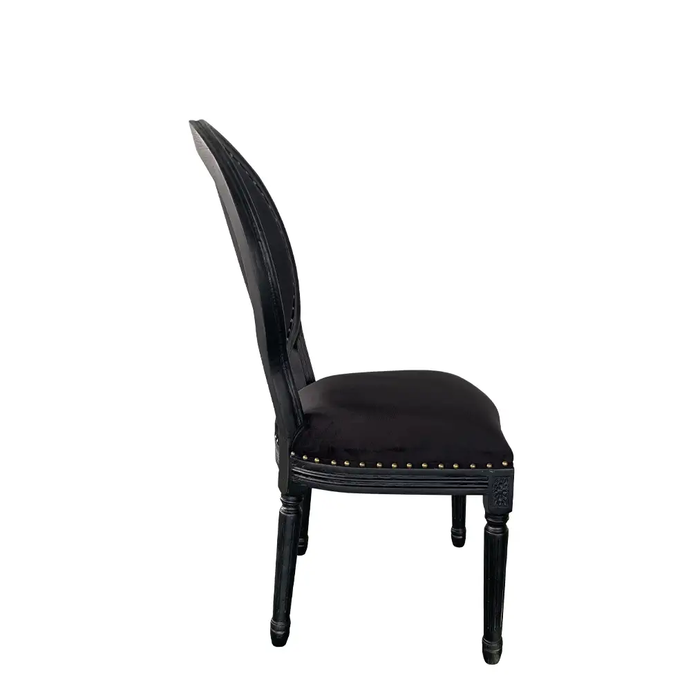 LIBERTA LOUIS ΚΑΡΕΚΛΑ ΜΑΥΡΟ 49x49x99cm