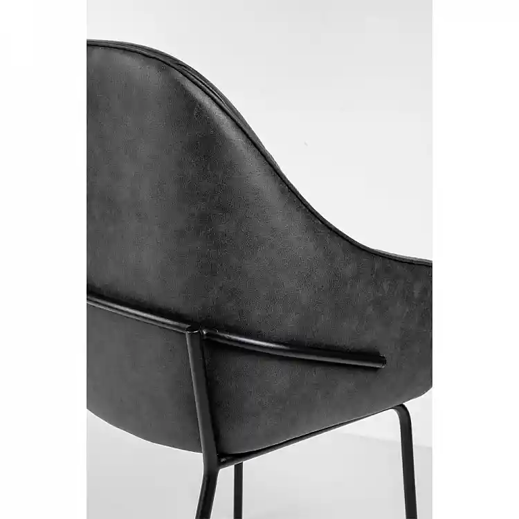 LIBERTA TOSCA ΚΑΡΕΚΛΑ ΠΟΛΥΘΡΟΝΑ ΓΚΡΙ ΜΑΥΡΟ ΜΑΤ 62x63x90.5cm