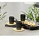 LIBERTA CACTUS ΚΟΥΠΑ ESPRESSO SET 6ΤΜΧ 32x28x7cm ΠΟΡΣΕΛΑΝΗ ΜΑΥΡΟ ΦΥΣΙΚΟ BAMBOO