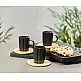 LIBERTA CACTUS ΚΟΥΠΑ ESPRESSO SET 6ΤΜΧ 27x22x6cm ΠΟΡΣΕΛΑΝΗ ΜΑΥΡΟ ΦΥΣΙΚΟ BAMBOO