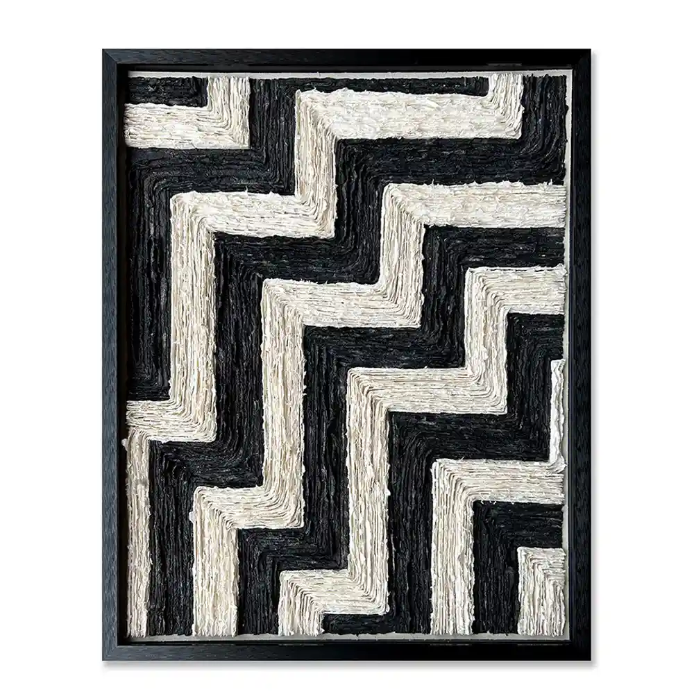 LIBERTA EARTH CRAFT ΠΙΝΑΚΑΣ ΔΙΑΚΟΣΜΗΣΗΣ 80x100x4cm ΧΑΡΤΙ ΜΑΥΡΟ ΜΠΕΖ ΓΥΑΛΙ ΜΑΥΡΟ